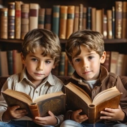 niños leyendo refranes para niños